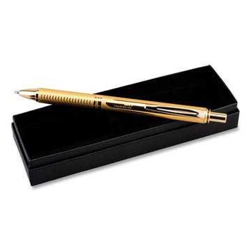 Pentel® Energel Alloy Gel Pen, Retractable, Medium 0.7 Mm, Black Ink, Gold Barrel freeshipping - TVN Wholesale